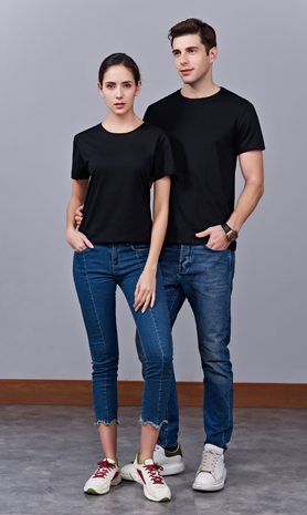 夏季黑色男女同